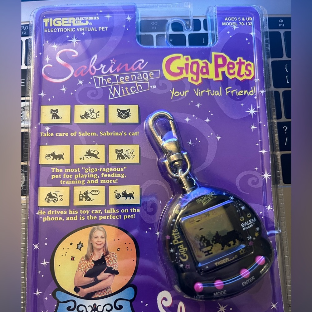 Tiger Giga Pets Sabrina The Teenage Witch Salem The Cat NEW & SEALED